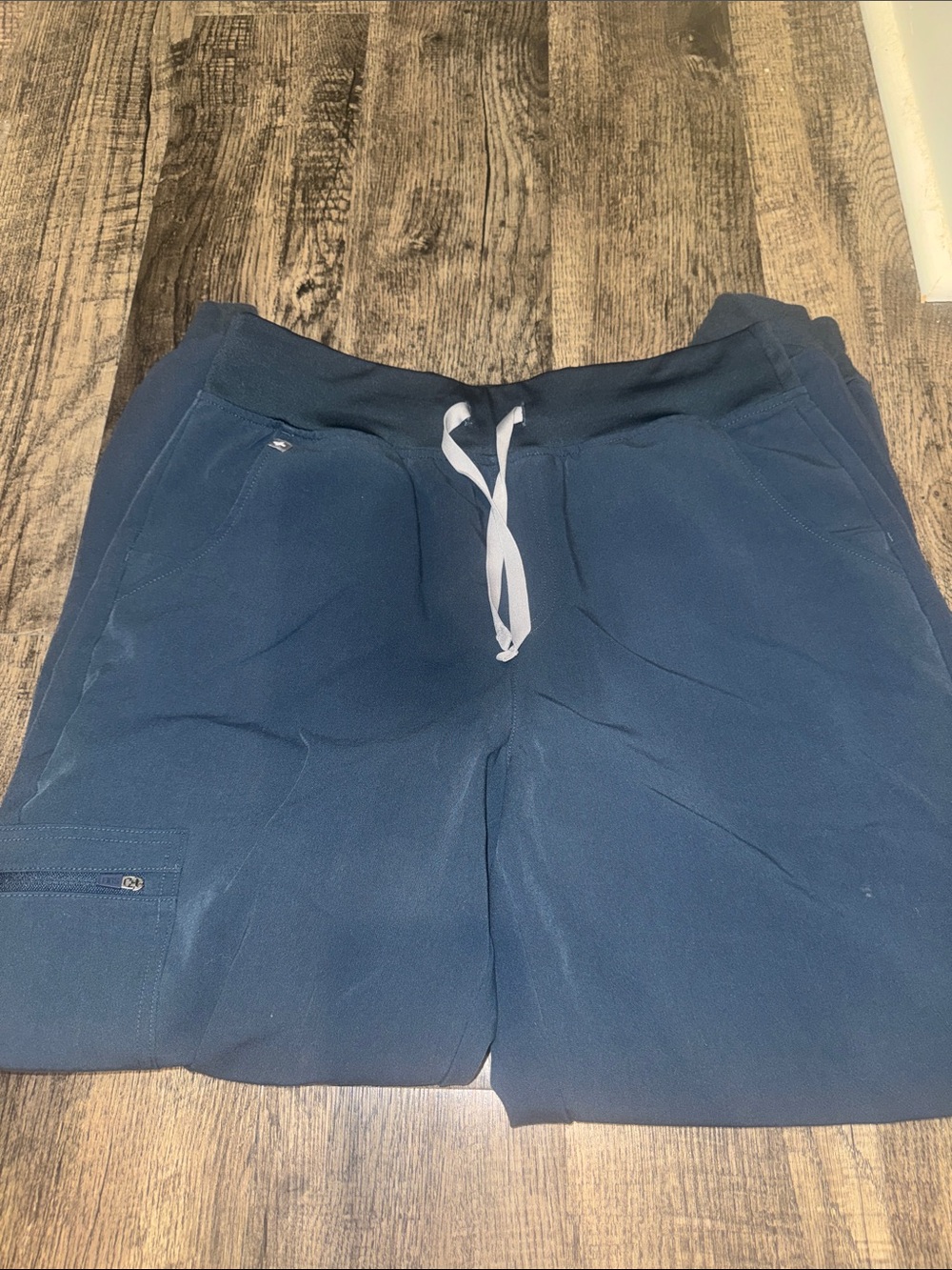 Figs High Waisted Zamora Joggers in Harbour
